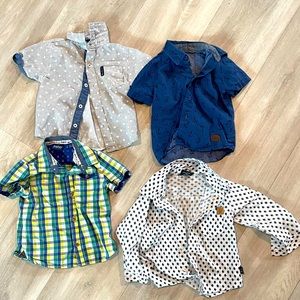 Boys Super Fly Collared Shirts - Size 12-18 Month